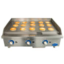 Globe GG36G 36" Gas Griddle w/ Manual Controls - 1" Steel Plate, Convertible thumbnail 5