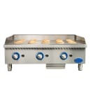 Globe GG36G 36" Gas Griddle w/ Manual Controls - 1" Steel Plate, Convertible thumbnail 6