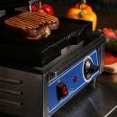 Globe GPG1410 Single Commercial Panini Press w/ Cast Iron Grooved Plates, 120v thumbnail 3