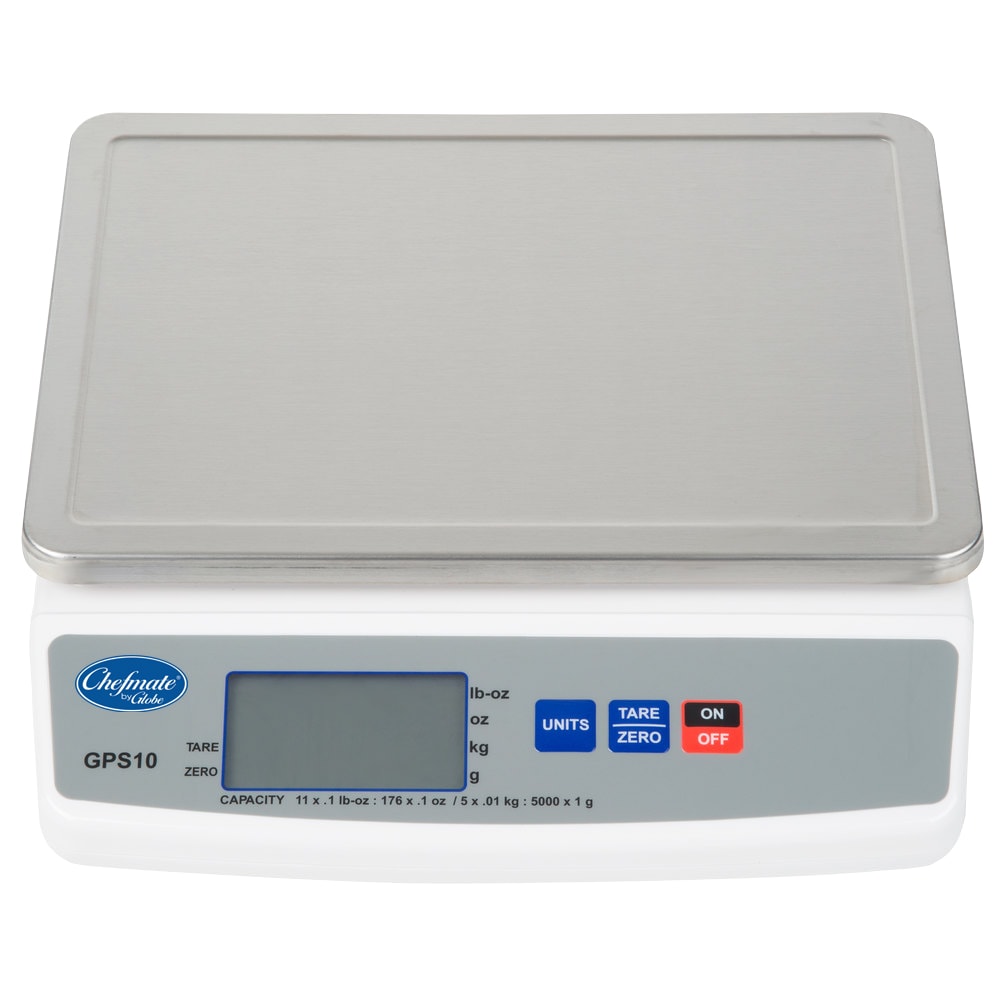 Globe GPS10 Digital Portion Control Scale w/ 10 lb Capacity, Auto Shut Off, 115v
