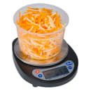 Globe GPS5 5 lb. Portion Control Scale w/ Ingredient Bowl thumbnail 3
