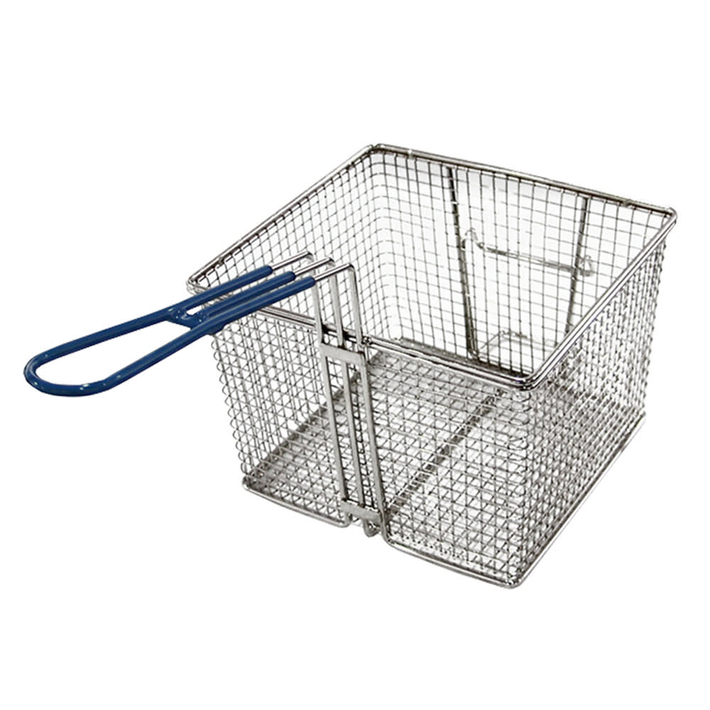Globe LGBASKET1632 Fryer Basket w/ Coated Handle & Front Hook, 7 3/4" x 8 1/2" x 6"