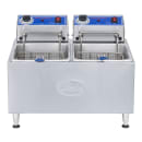 Globe PF32E Countertop Electric Fryer - (2) 16 lb Vats, 208 240v/1ph thumbnail 2