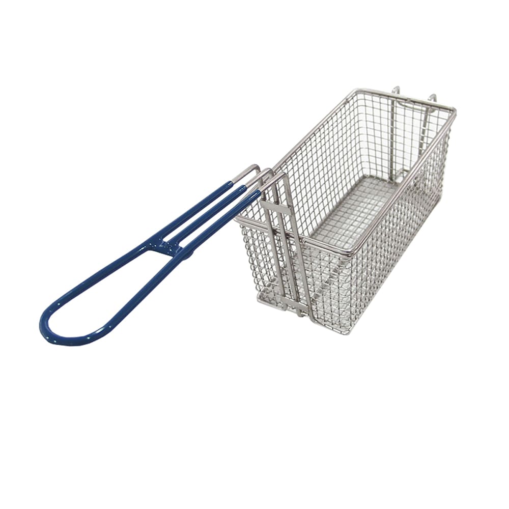 Globe SMBASKET10 Fryer Basket w/ Coated Handle & Front Hook, 9 1/2" x 4 1/2" x 4"