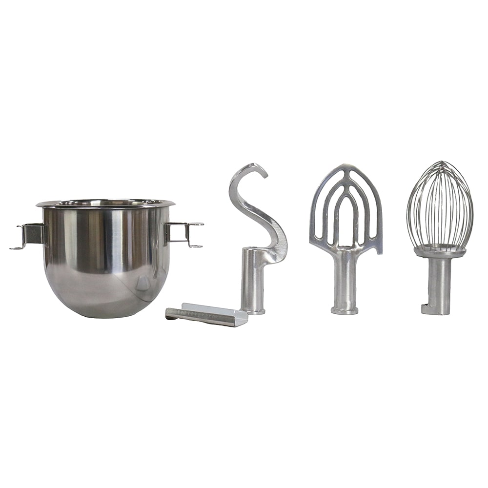 Globe XXACC40-80 Adapter Kit w/ 40-qt Bowl, Hook, Whip, Beater, & Adapter Ring for SP80PL Mixer