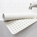 Hospitality 1 Source Bathmat w/ Suction Backing - 22" x 14", Rubber, White (1422BM-WH) thumbnail 2