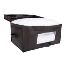 Hospitality 1 Source Blanket Box w/ Clear Window - 23 1/2"W x 15"D x 11"H, Non Woven Fabric, Black (BLKTBOXBL) thumbnail 4
