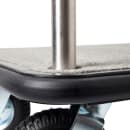 Hospitality 1 Source Luggage Cart w/ Carpeted Deck - 48"L x 27"W x 71"H, Silver (TMIDTOWN) thumbnail 3