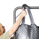 Hospitality 1 Source Luggage Cart w/ Carpeted Deck - 48"L x 27"W x 71"H, Silver (TMIDTOWN) thumbnail 5