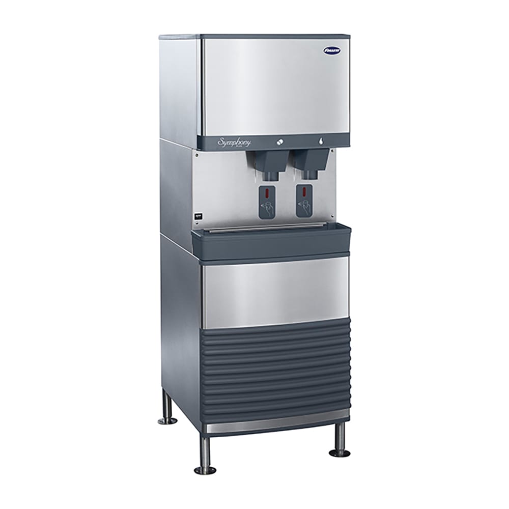 Follett 110FB414A-S 425 lb Floor Model Water & Nugget Ice Dispenser - 90 lb Storage, Cup Fill, 115v