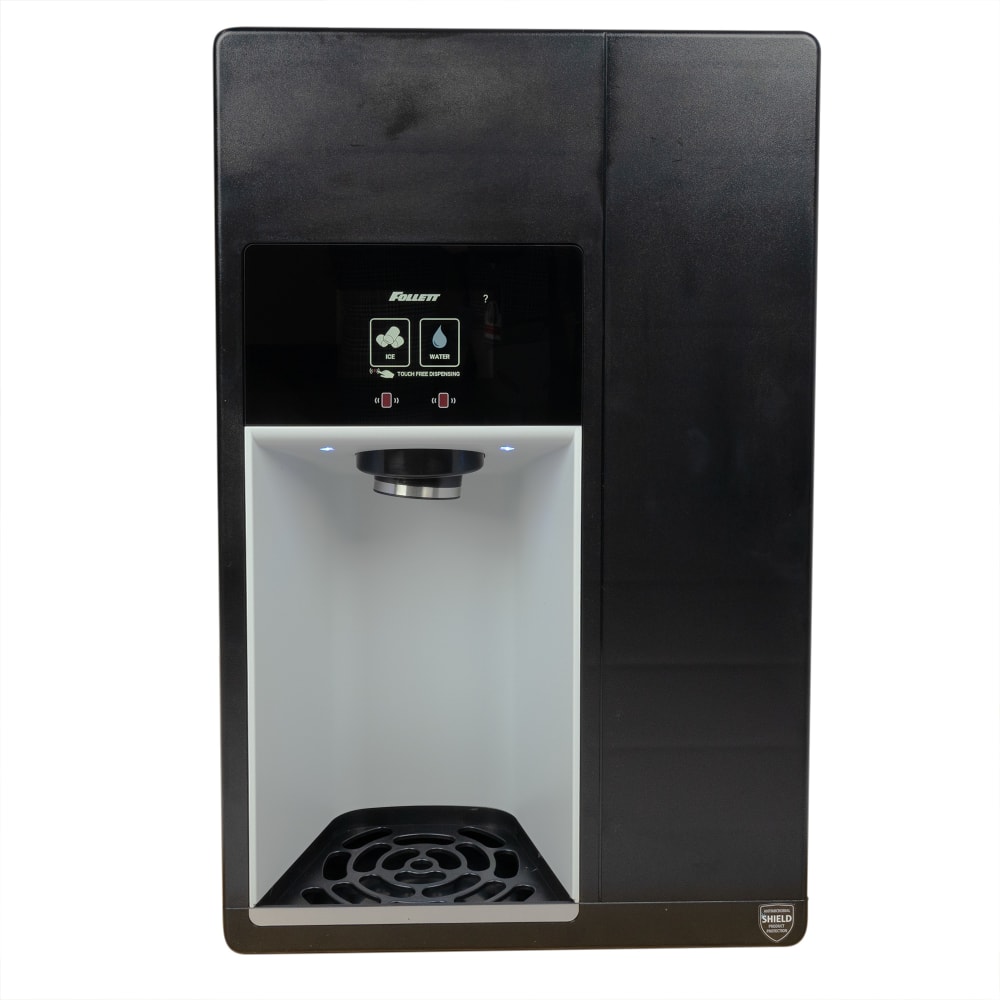Follett 15CI112A-IW-CL-ST-00 100 lb Countertop Water & Nugget Ice Dispenser - 15 lb Storage, Cup Fill, 115v
