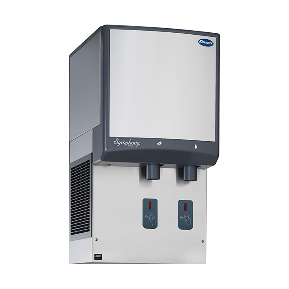 Follett 50HI425A-S0-00 425 lb Wall Mount Water & Nugget Ice Dispenser - 50 lb Storage, Cup Fill, 115v