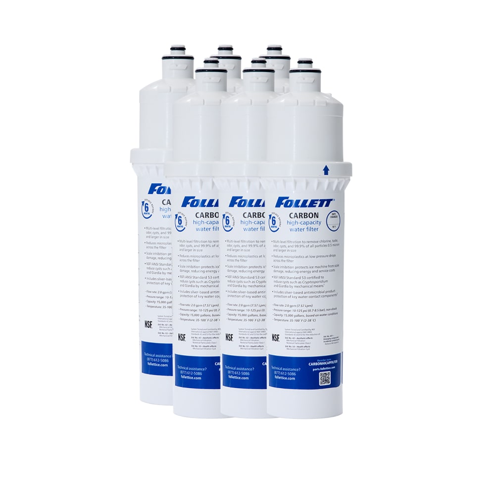Follett CARBONHICAPFILTER6 Replacement Water Filter Cartridge - 17,500 gal Capacity