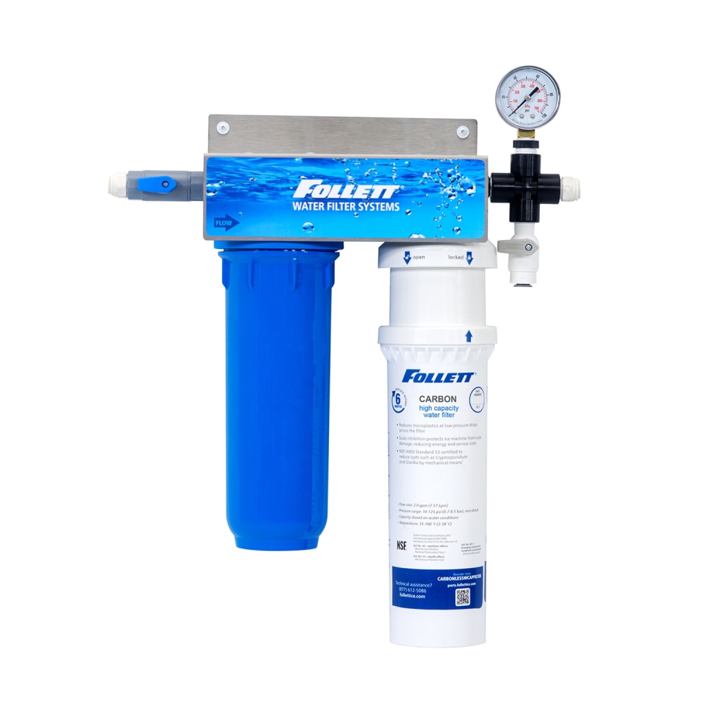 Follett CARBONHICAPSYSTEM Single Water Filter System - 17,500 gal Capacity, 0.5 Microns