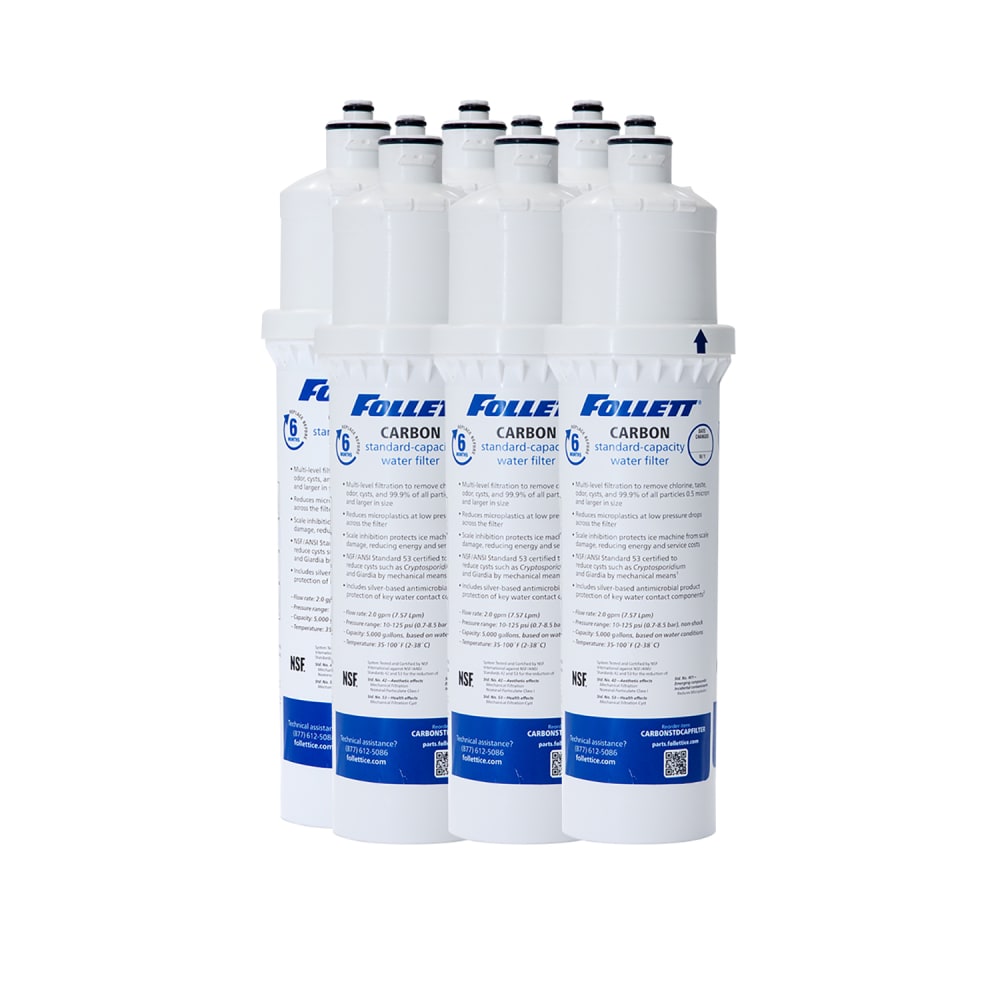 Follett CARBONSTDCAPFILTER6 Replacement Water Filter Cartridge - 5,000 gal Capacity