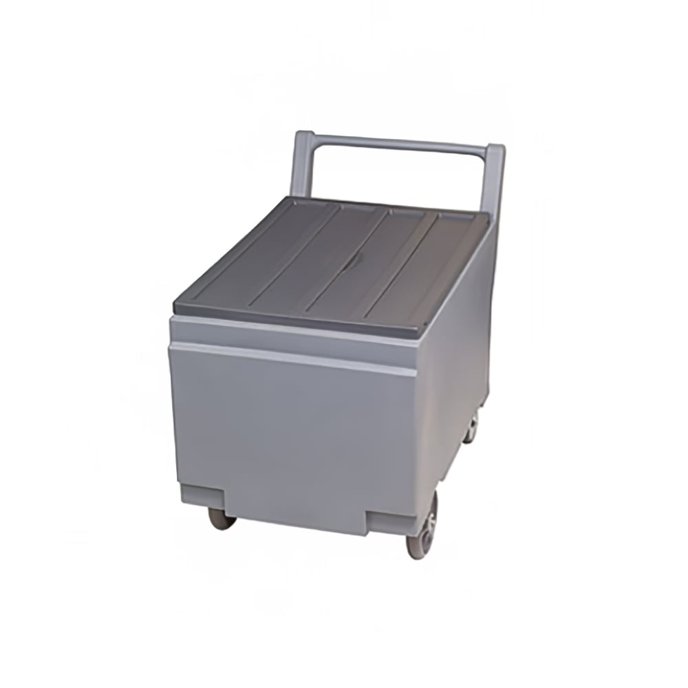 Follett ROTOCART 240 lb SmartCART™ Insulated Mobile Ice Caddy - Plastic, Gray