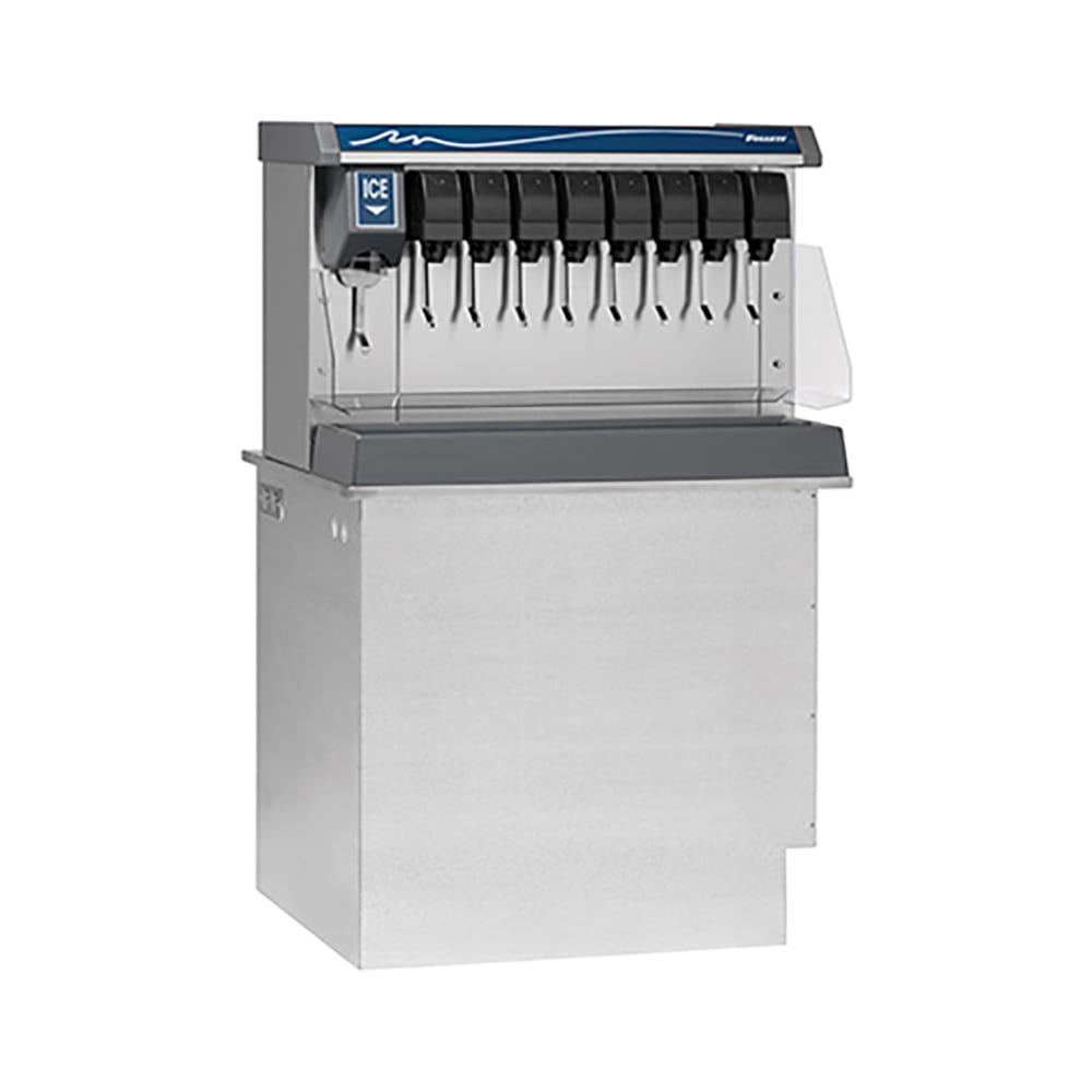 Follett VU155B10LP Countertop Nugget Ice & Soft Drink Dispenser - 150 lb Storage, Cup Fill, 115v