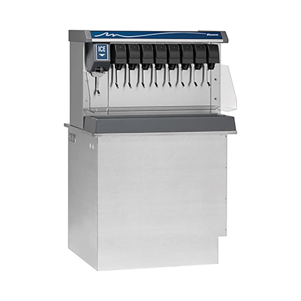 Follett VU155B10RL Countertop Nugget Ice & Soft Drink Dispenser - 150 lb Storage, Cup Fill, 115v