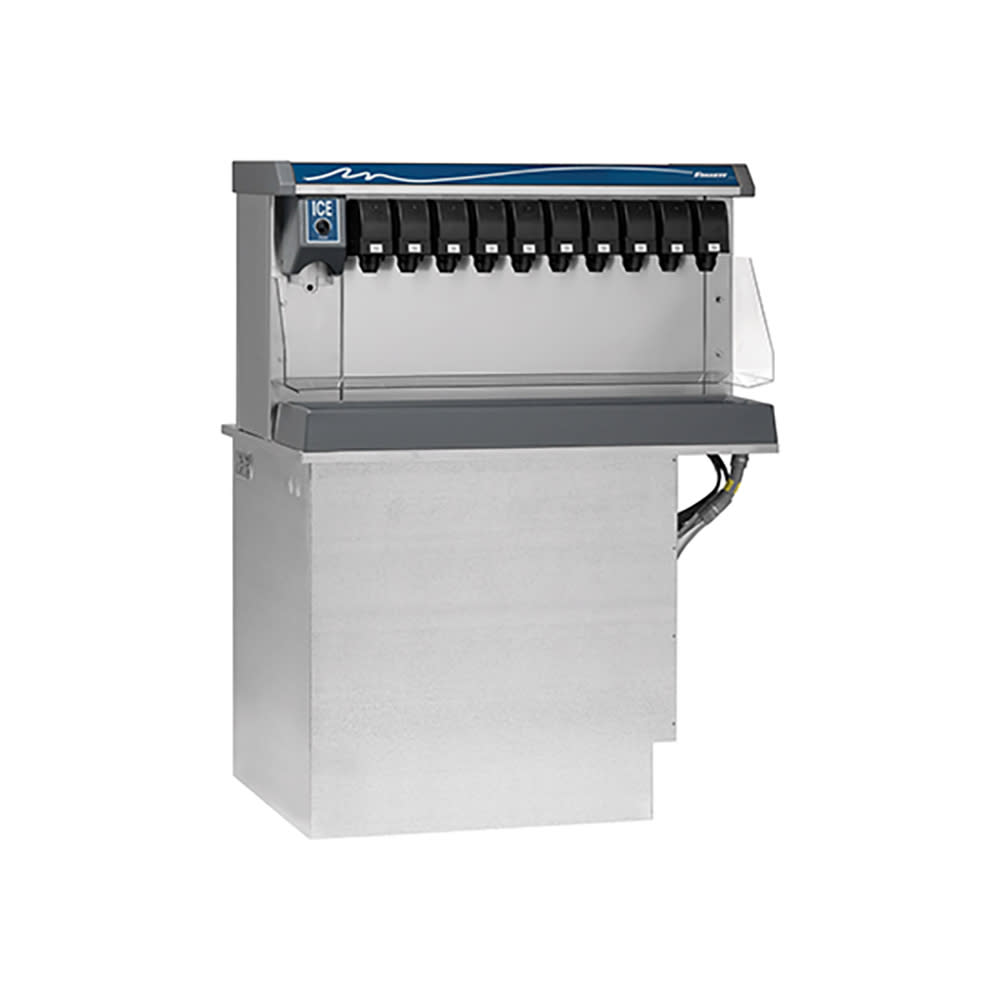 Follett VU155B8LP Countertop Nugget Ice & Soft Drink Dispenser - 150 lb Storage, Cup Fill, 115v