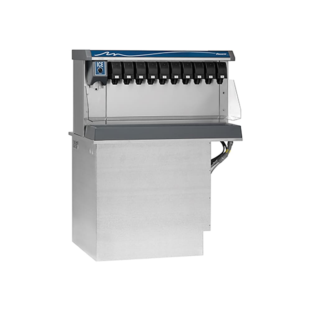 Follett VU155B8RL Countertop Nugget Ice & Soft Drink Dispenser - 150 lb Storage, Cup Fill, 115v