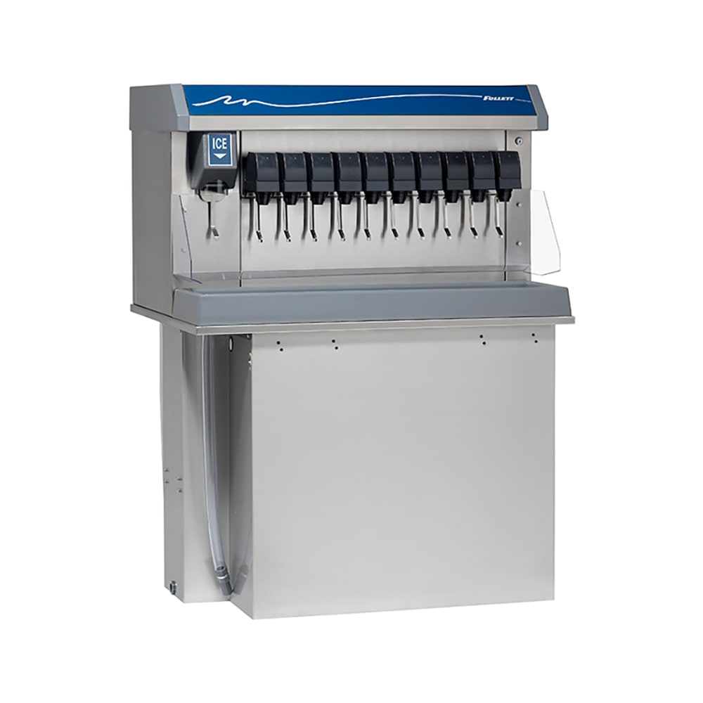 Follett VU300B10RP Countertop Nugget Ice & Soft Drink Dispenser - 300 lb Storage, Cup Fill, 115v