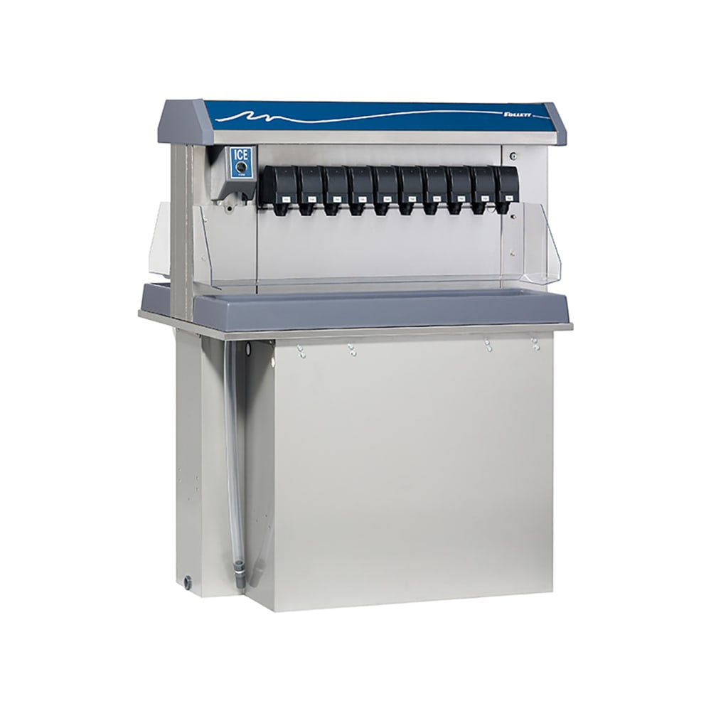 Follett VU300M24DP Countertop Nugget Ice & Soft Drink Dispenser - 300 lb Storage, Cup Fill, 115v