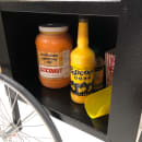 Paragon Small Popcorn Cart for Professional 4 Ounce Popper w/ Storage, Black (3080710) thumbnail 2