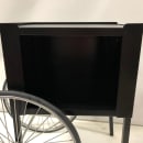 Paragon Small Popcorn Cart for Professional 4 Ounce Popper w/ Storage, Black (3080710) thumbnail 3