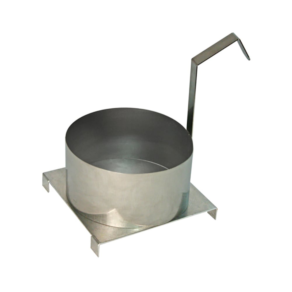 Paragon 6" Funnel Cake Mold Ring w/ Base Plate, Stainless (4020)