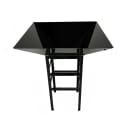 Paragon Geometric Planter w/ Large Stand - Steel, Black (4040BL) thumbnail 2