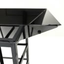 Paragon Geometric Planter w/ Large Stand - Steel, Black (4040BL) thumbnail 3