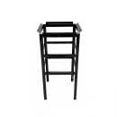 Paragon Geometric Planter w/ Large Stand - Steel, Black (4040BL) thumbnail 4