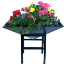 Paragon Geometric Planter w/ Small Stand - Steel, Black (4040BS) thumbnail 10