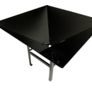 Paragon Geometric Planter w/ Small Stand - Steel, Black (4040BS) thumbnail 3