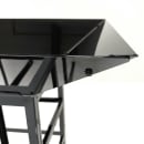 Paragon Geometric Planter w/ Small Stand - Steel, Black (4040BS) thumbnail 4