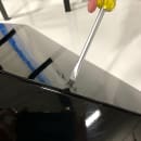 Paragon Geometric Planter w/ Small Stand - Steel, Black (4040BS) thumbnail 7