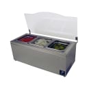 Paragon Dipper Style Condiment Dispenser w/ (3) Compartments, Stainless (5036200) thumbnail 4