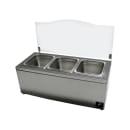 Paragon Pump & Dipper Style Condiment Dispenser w/ (5) Compartments, Stainless (5036200S) thumbnail 3