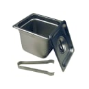 Paragon Pump & Dipper Style Condiment Dispenser w/ (5) Compartments, Stainless (5036200S) thumbnail 4