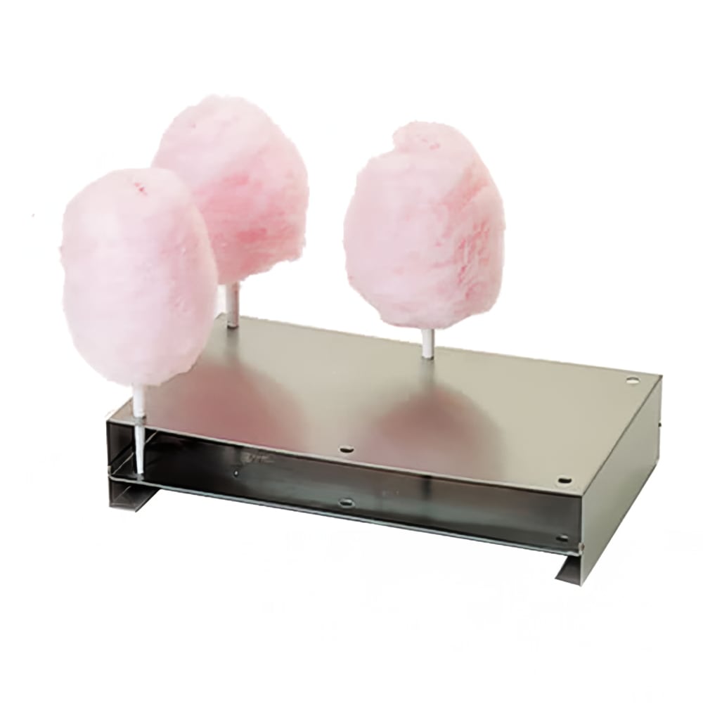 Paragon Cotton Candy Cone Holder Tray w/ (6) Holes, Stainless (7900)