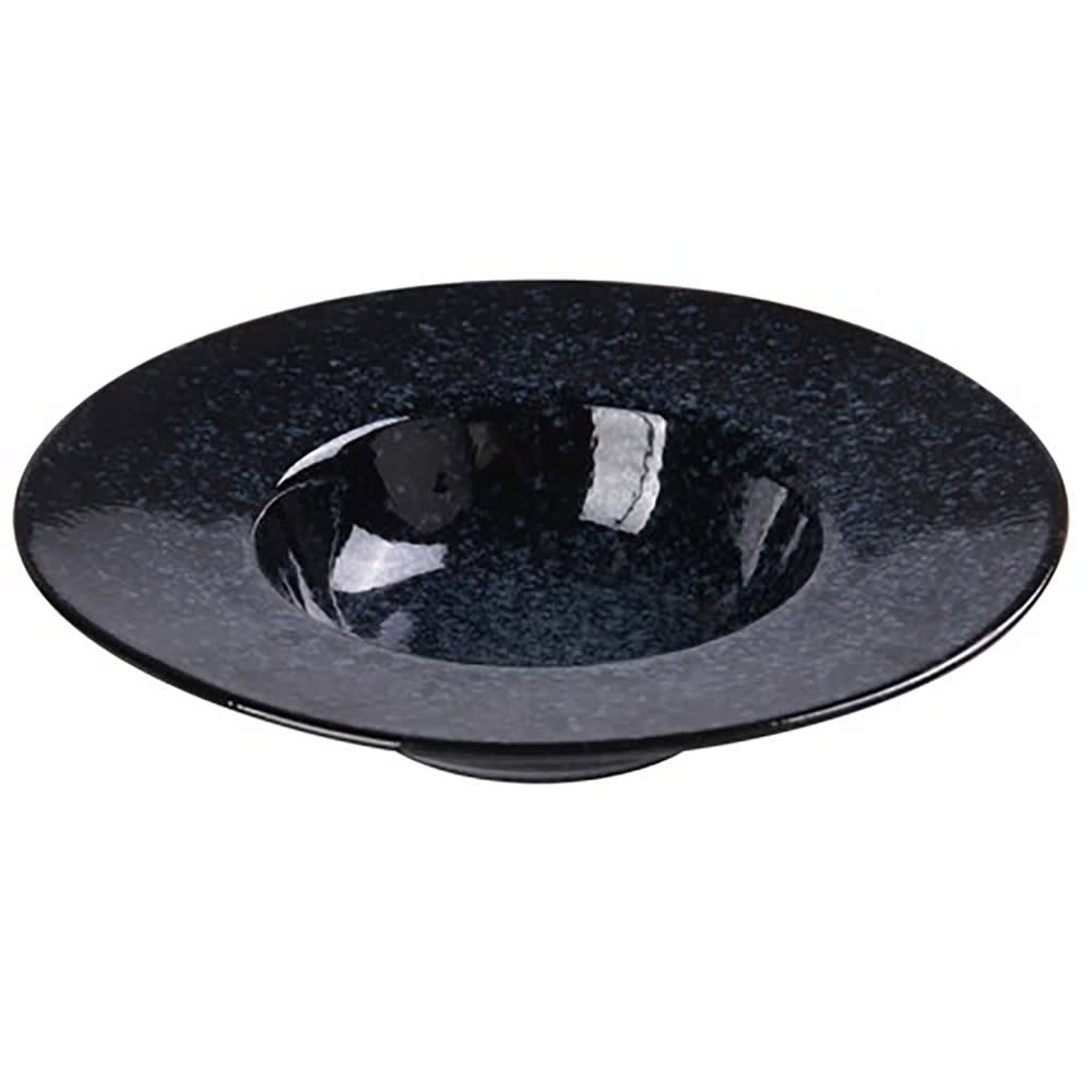 Yanco BL-610 10 oz Round Dessert Plate - Ceramic, Blue Star
