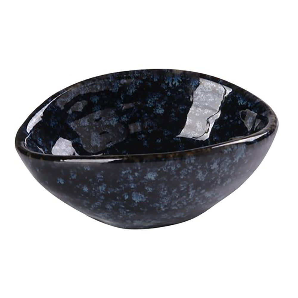 Yanco BL-703 2 oz Round Fruit Bowl - Ceramic, Blue Star