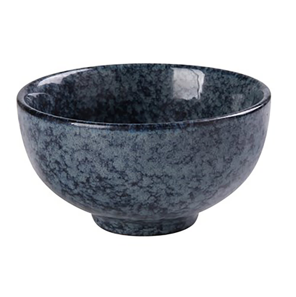 Yanco BL-804 10 oz Round Soup Bowl - Ceramic, Blue Star