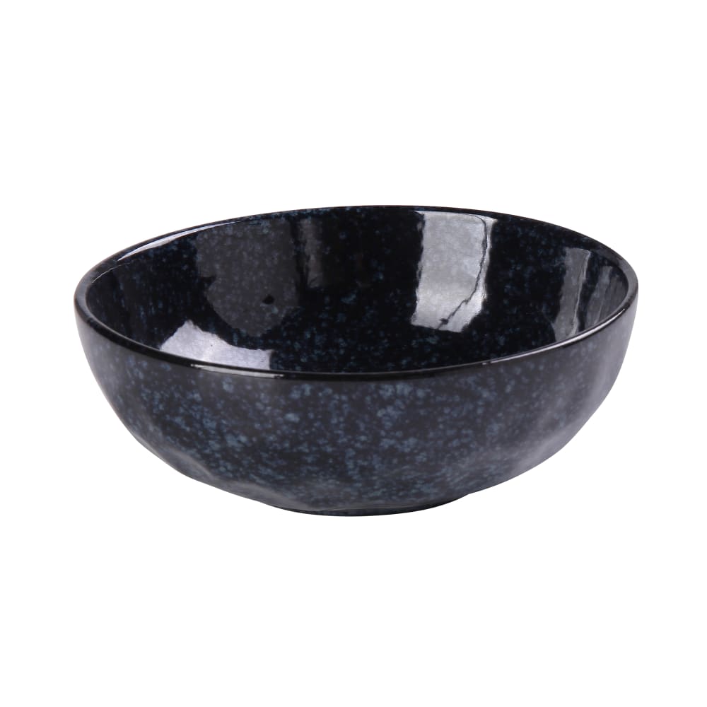 Yanco BL-806 10 oz Round Nappie Bowl - Ceramic, Blue Star