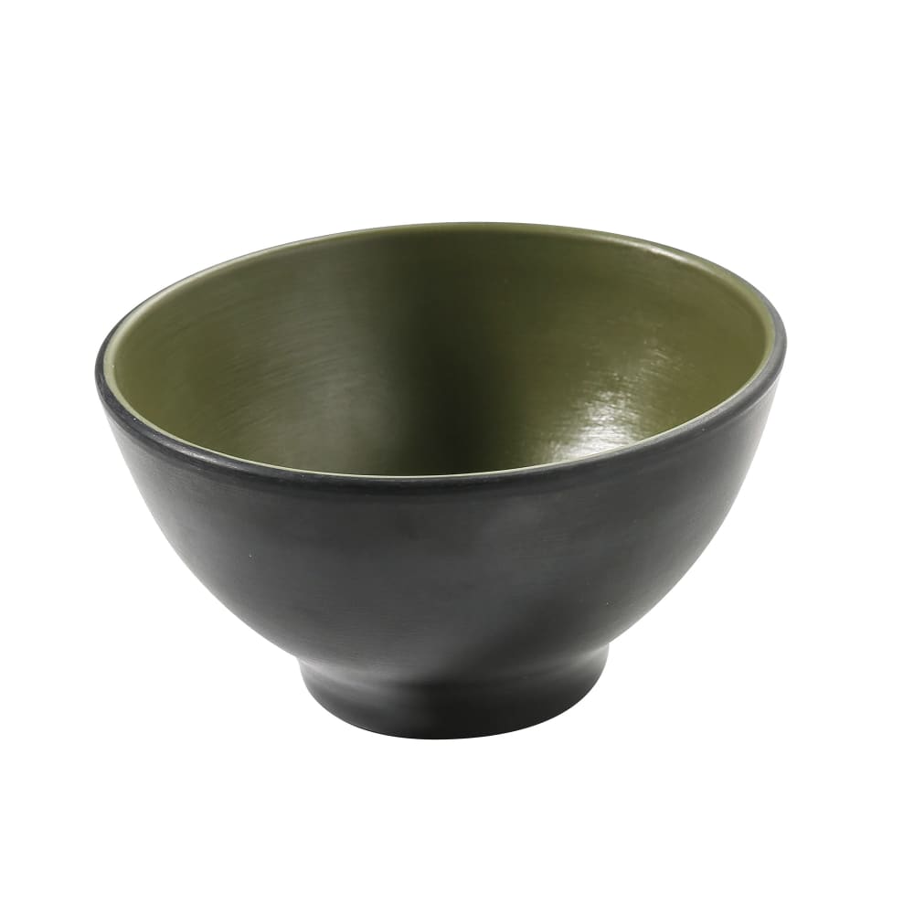 Yanco BM-404GR 10 oz Round Melamine Soup/Rice Bowl, Green