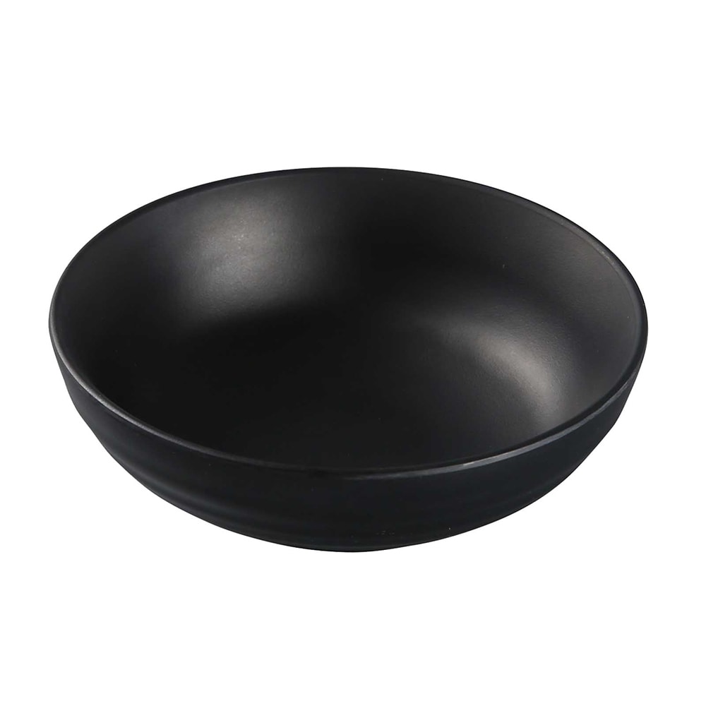Yanco BP-3005 8 oz Round Melamine Salad Bowl, Black