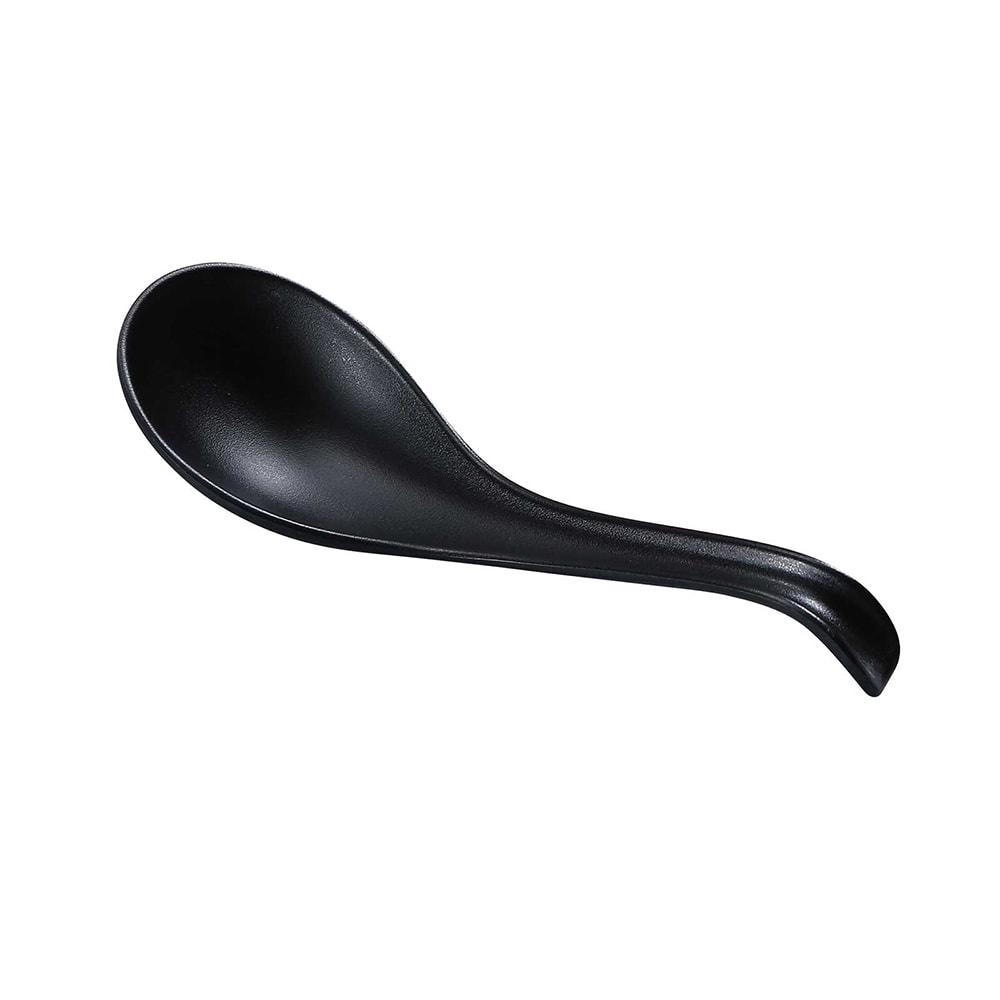 Yanco BP-7002 6 3/4" Melamine Spoon, Black