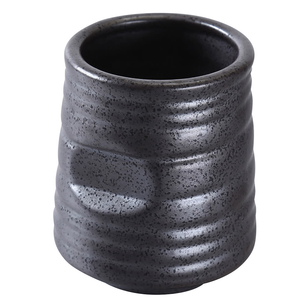 Yanco DB-9303 10 oz Diamond Black Tea Cup - Porcelain, Dark Bronze