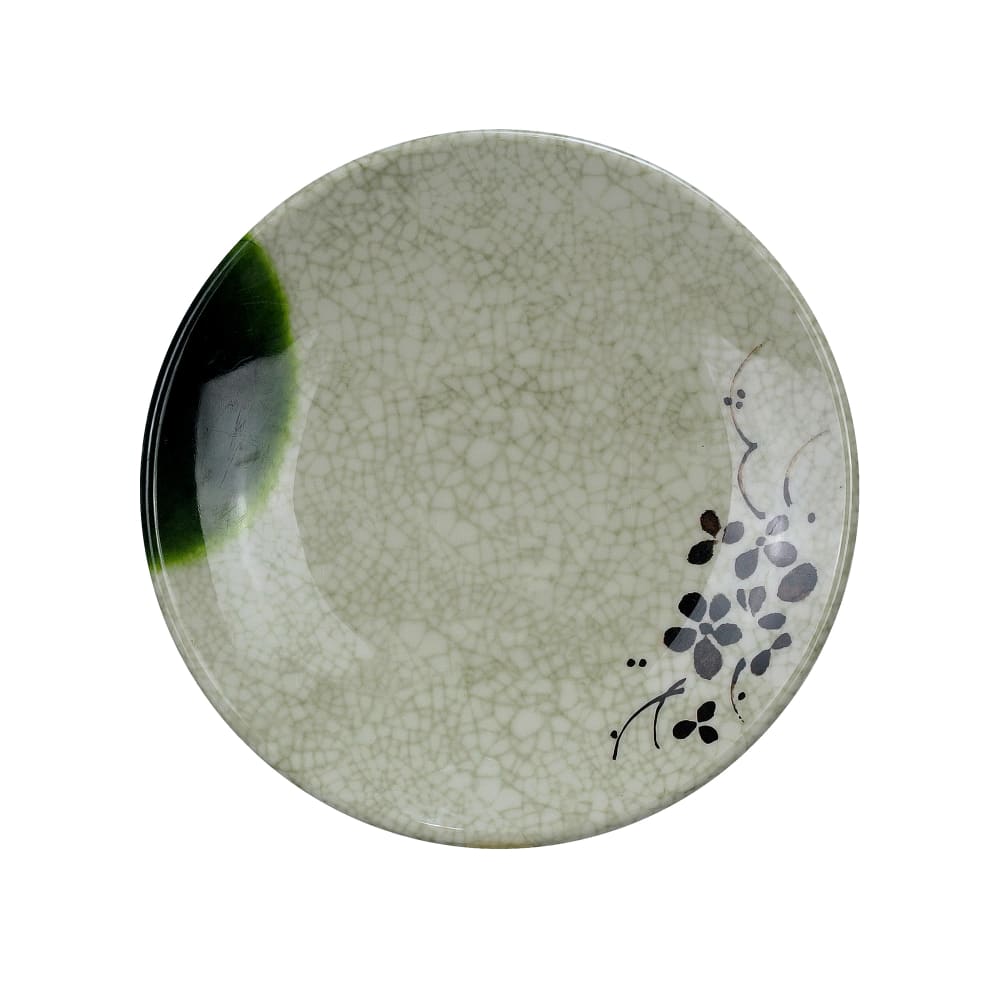 Yanco HO-1712 12" Round Melamine Plate, Beige