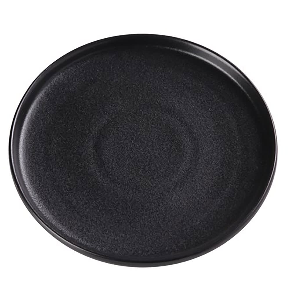 Yanco NB-112 12 1/4" Round Plate - Ceramic, Noble Black